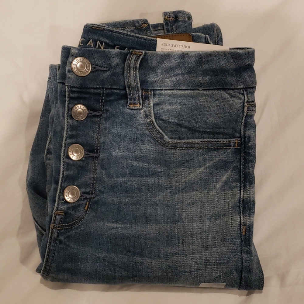 NWT A&E cury high rise jegging 8L